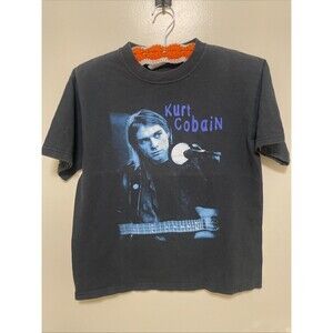 [RARE] VTG Y2K 2003 NIRVANA KURT COBAIN NOTEBOOK JOURNAL TSHIRT MENS Small